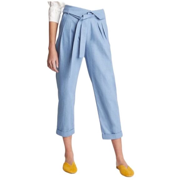 NWT Choosy Ludlow Paper bag Pants - Picture 1 of 7